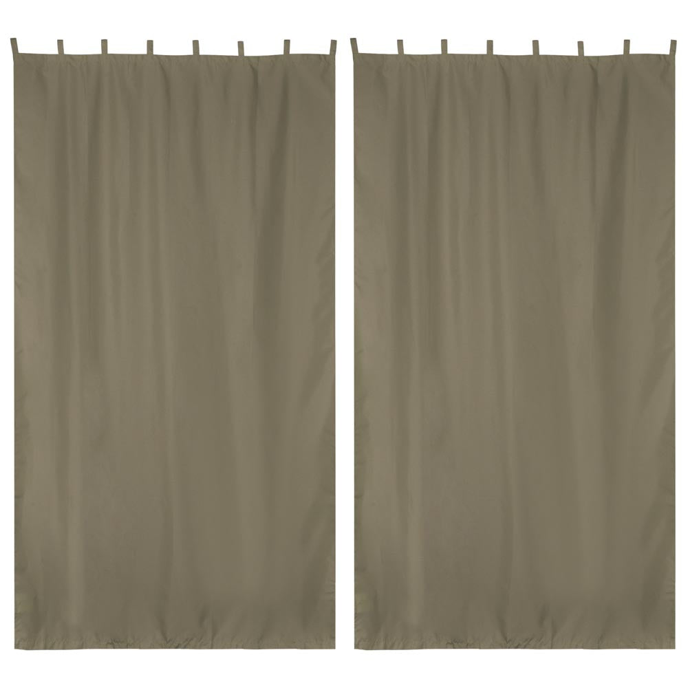 Yescom 2-Pcs Outdoor Curtain Panel, Tab Top, 54Wx120L