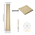 Yescom Waterproof Patio Outdoor Umbrella Cover Bag for 10' 13'