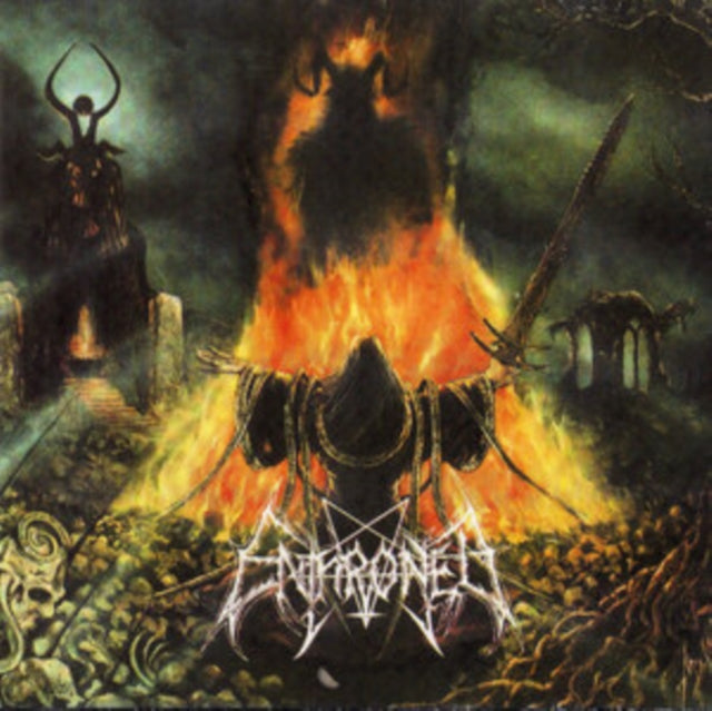 Enthroned - Towards The Skullthrone / Regie Sathanas (Clear LP Vinyl With Brown/Red/White Splatter LP Vinyl) & Apocolypse Manifesto (Clear LP Vinyl With Red/Orange/Grey Splatter LP Vinyl) & Armoured Bestial Hell (Clear LP Vinyl With Red/Orange/White