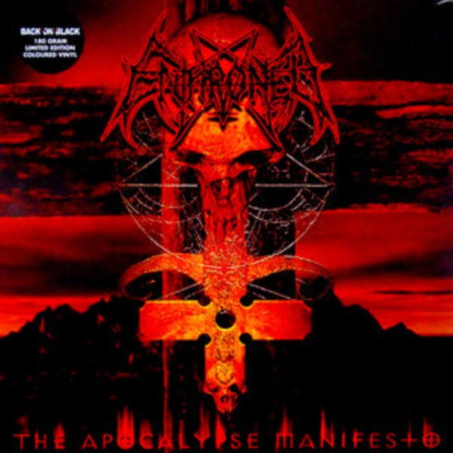 Enthroned - Prophecies Of Pagen Fire (2LP/Clear Vinyl With Red/Yellow/Black Splatter Vinyl) & Armoured Bestial Hell (Clear LP Vinyl With Red/Orange/White Splatter LP Vinyl) & Apocolypse Manifesto (Clear LP Vinyl With Red/Orange/Grey Splatter LP