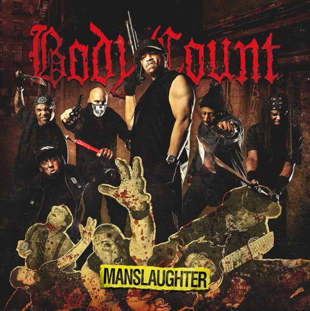 Body Count - Manslaughter (X) (Black-Yellow Striped / Black-Silver Splatter LP Vinyl) (I)