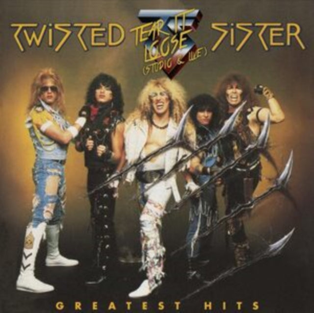 Twisted Sister - Greatest Hits -Tear It Loose - Atlantic Years - Studio & Live (Translucent Gold LP Vinyl/Limited) & Donington (Purple, Black & White Splatter LP Vinyl)