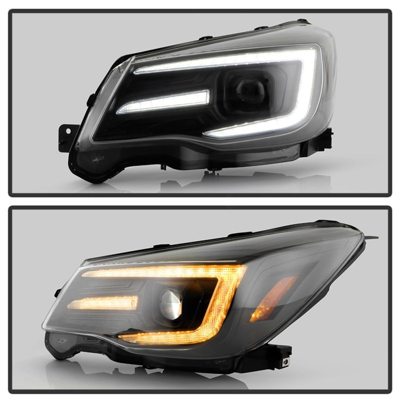 SPYDER Signature Subaru Forester 14-16 Halogen Model Only Headlights (PRO-YD-SUFO14SI-BK) 5088444