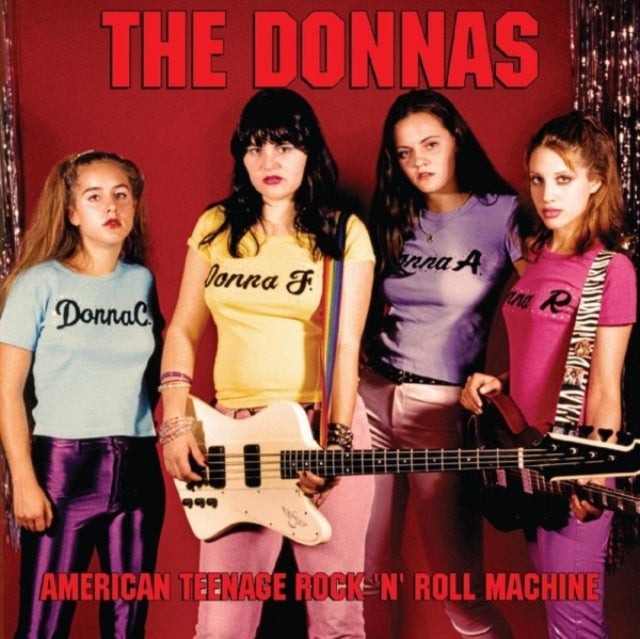 Donnas (Natural With Black Swirl LP Vinyl) & American Teenage Rock 'N' Roll Machine (Fire Orange With Black Swirl LP Vinyl) & Spend The Night (Hot Pink LP Vinyl)