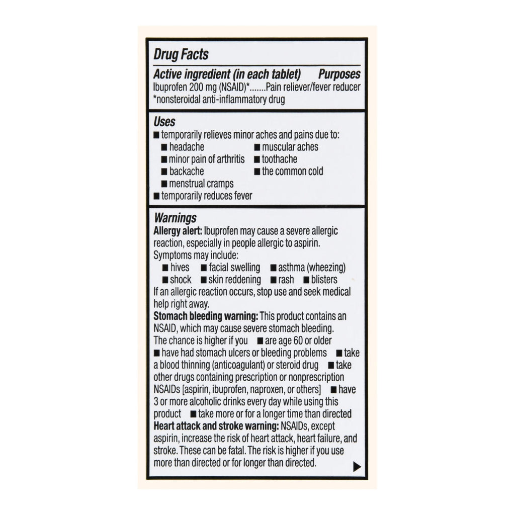 Foster & Thrive™ Ibuprofen 200 mg Coated Tablets 70677113201