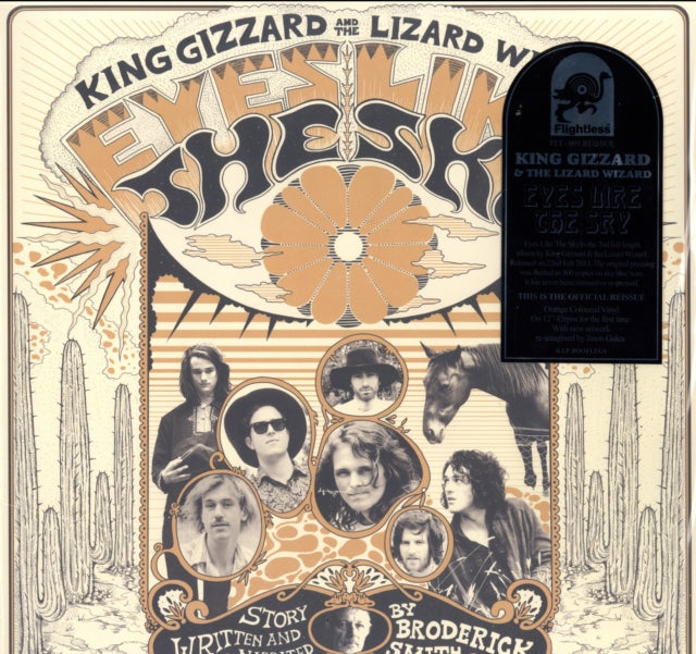 King Gizzard & The Lizard Wizard - Live In Adelaide '19 (Fuzz Club Official Bootleg) & Eyes Likes The Sky (Peach LP Vinyl)