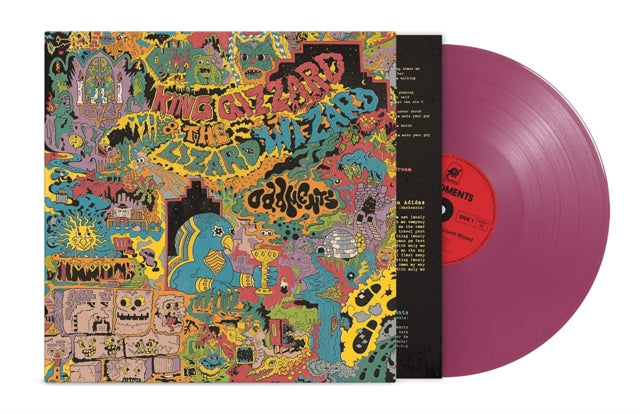 King Gizzard & The Lizard Wizard - Nonagon Infinity (Yellow/Red/Black LP Vinyl) & Oddments (Plum LP Vinyl) & 12 Bar Bruise (Sea Foam Green LP Vinyl) & Willoughby's Beach (Tangerine LP Vinyl) & K.G. (X) & Infest The Rats' Nest (Red/Black LP Vinyl) &