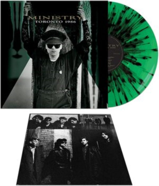 Ministry - Live Necronomicon (Black & Gold Splatter Vinyl/2LP) & Toronto 1986 (Green & Black Splatter LP Vinyl)