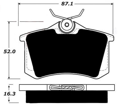 Porterfield Brake Pads for 2018 VOLKSWAGEN JETTA GLi w/ 312mm FD 253mm RD