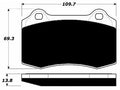 Porterfield Brake Pads for 2015 DODGE CHARGER SUPER BEE 6.4L HEMI SRT-8