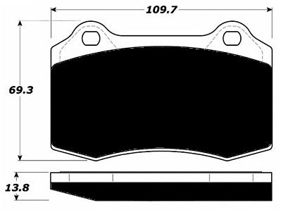 Porterfield Brake Pads for 2015 DODGE CHARGER SUPER BEE 6.4L HEMI SRT-8