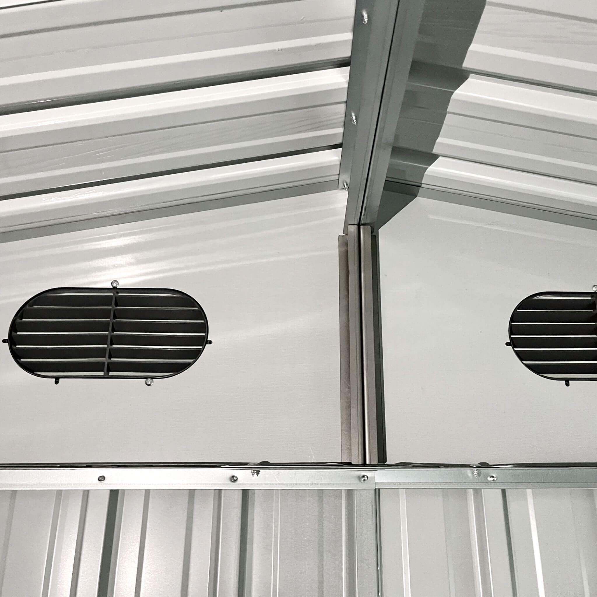 [08X10FT] Alora Large Outdoor Metal Storage Tool Shed With Window And Lockable Doors (SAK32987)
