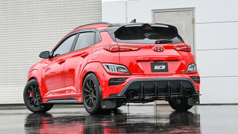 Borla 22-23 Hyundai Kona N 2.0L 4 CYL. Turbo AT/MT ATAK Catback Exhaust Black Chrome 140926BC