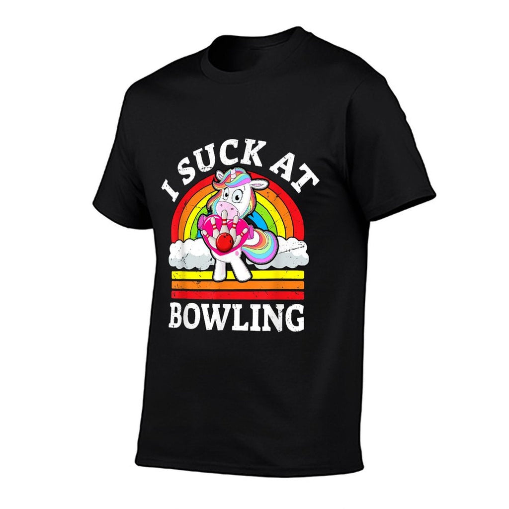 I Suck At Bowling - Bad Losing At Bowling - Loser Bowler  Tagless Design T-Shirt