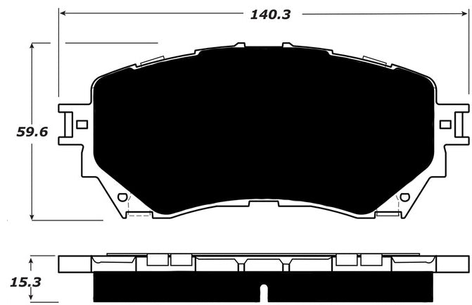 Porterfield Brake Pads for 2014 MAZDA 6
