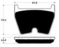 Porterfield Brake Pads for 2017 AUDI RS3 - w/Iron Discs