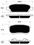 Porterfield Brake Pads for 2016 MITSUBISHI Lancer 2.0L