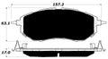 Porterfield Brake Pads for 2017 SUBARU FORESTER