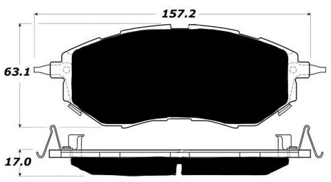 Porterfield Brake Pads for 2017 SUBARU FORESTER