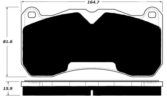 Porterfield Brake Pads for 2014 FORD MUSTANG Shelby GT500