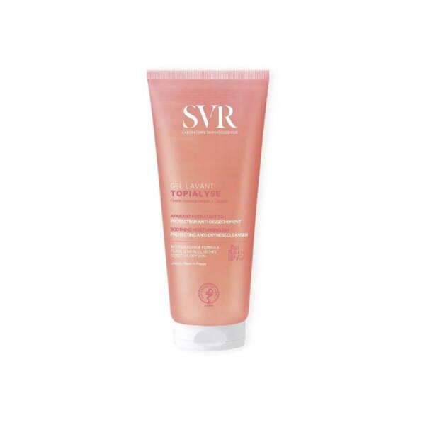 SVR Topialyse Gentle Cleansing Gel: Soap & Paraben-Free Body Wash for Sensitive, Dry Skin | Family-Friendly, Omega 3-6-9 Enriched, 200ml