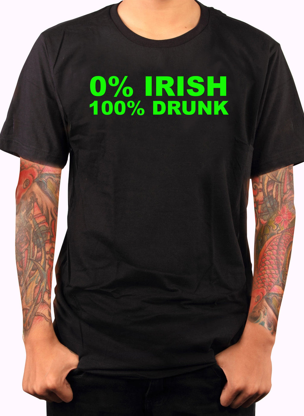 0% Irish 100% Drunk T-Shirt
