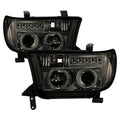 SPYDER Toyota Tundra 07-13 Projector Headlights CCFL Halo LED Smke PRO-YD-TTU07-CCFL-SM 5039361