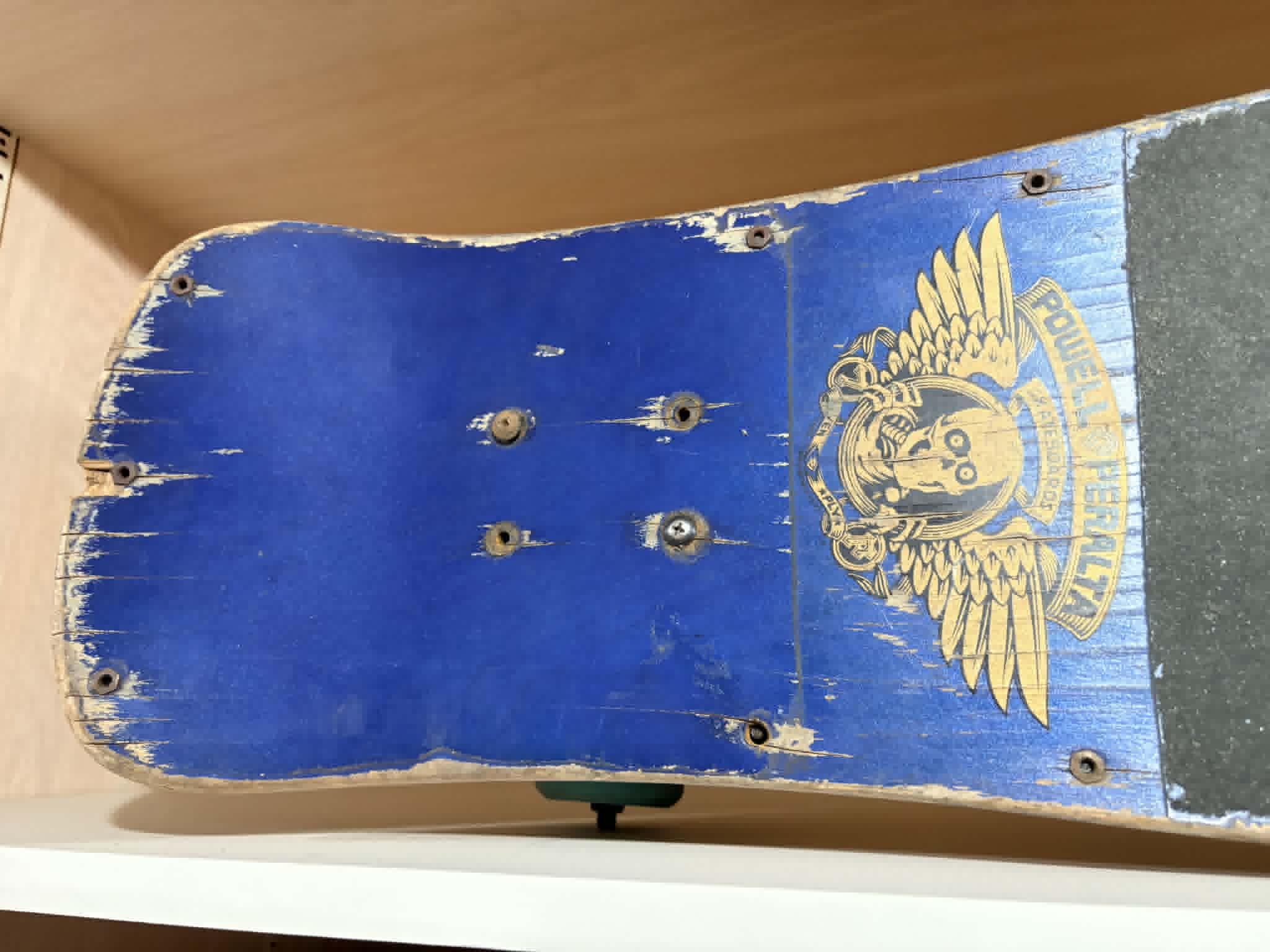 Powell Peralta Tony Hawk Claw Blue Original 80s USED Complete Skateboard