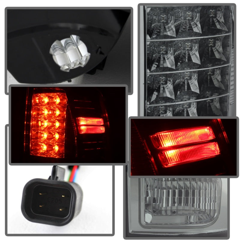 SPYDER Dodge Ram 1500 13-14 13-14 LED Tail Lights LED Model only - Smke ALT-YD-DRAM13-LED-SM 5077554