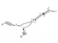 Borla 10-13 Chevy Camaro SS 6.2L Single Round Tip Touring Cat Back Exhaust w/ Single Split Rear Exit 1014035