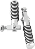 Bikers Choice 72-99 Big Twin & XL Chrome Block Mount O Ring Footpeg Kit 1/2-20 Thread 492867