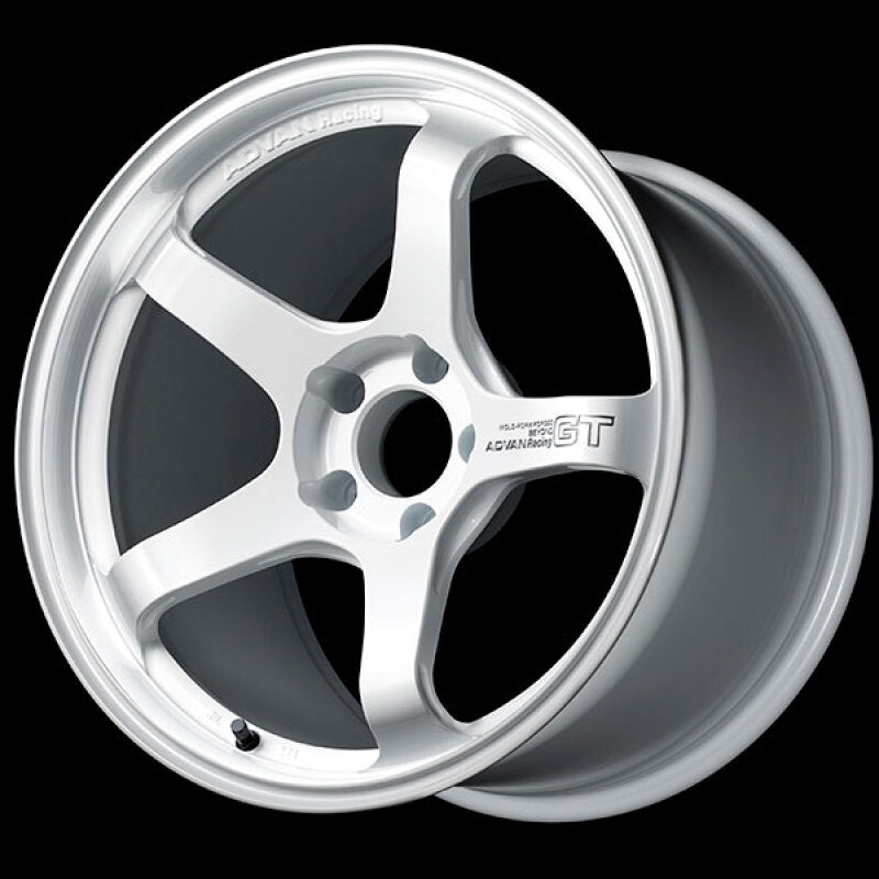 Advan GT Beyond 18x9.5 +29 5-114.3 Racing White Wheel YAQB8J29EW