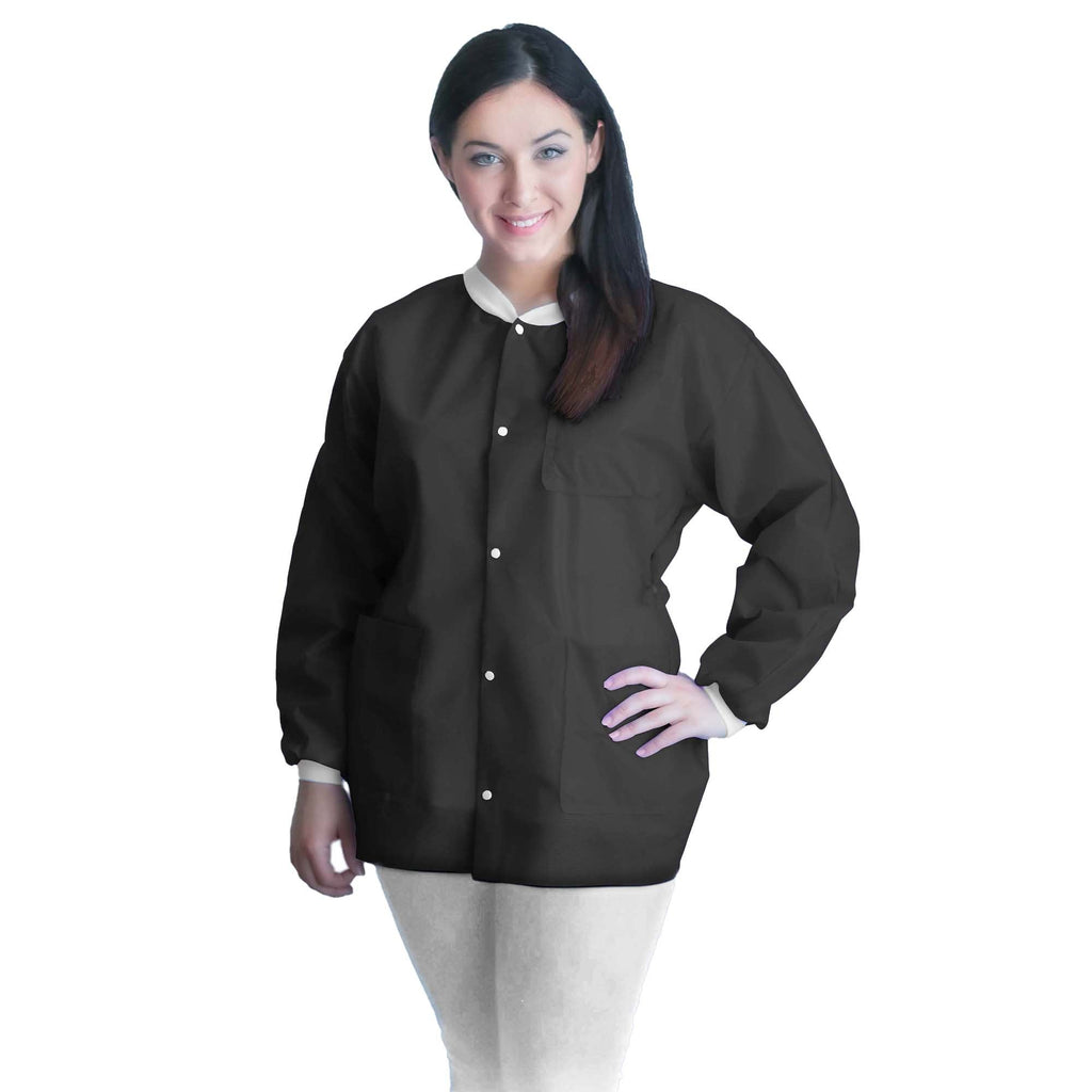 FitMe™ Lab Jacket, Black, Medium UGJ-6500-M
