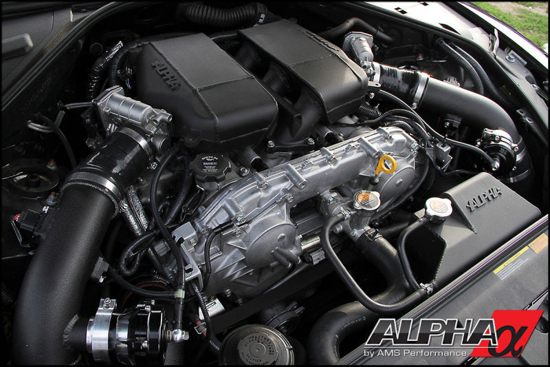 AMS Performance 09+ GT-R R35 Induction Kit w/Stock Turbos/Intercooler/TB/Manifolds/TiAL Flanges ALP.07.09.0003-2