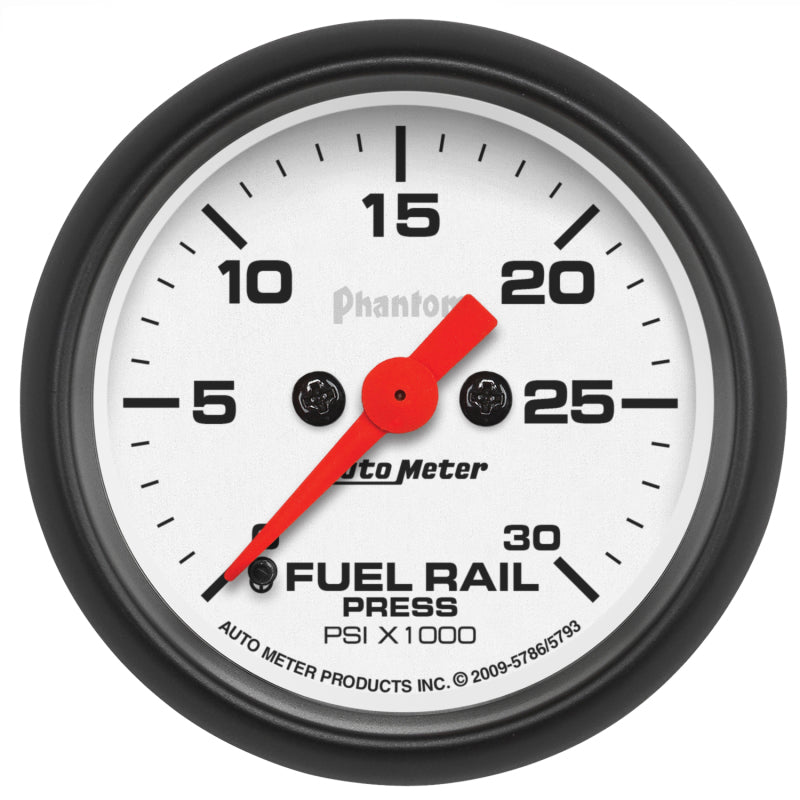 AutoMeter Gauge Rail Press (Ram 6.7L) 2-1/16in. 30Kpsi Digital Stepper Motor Phantom 5793