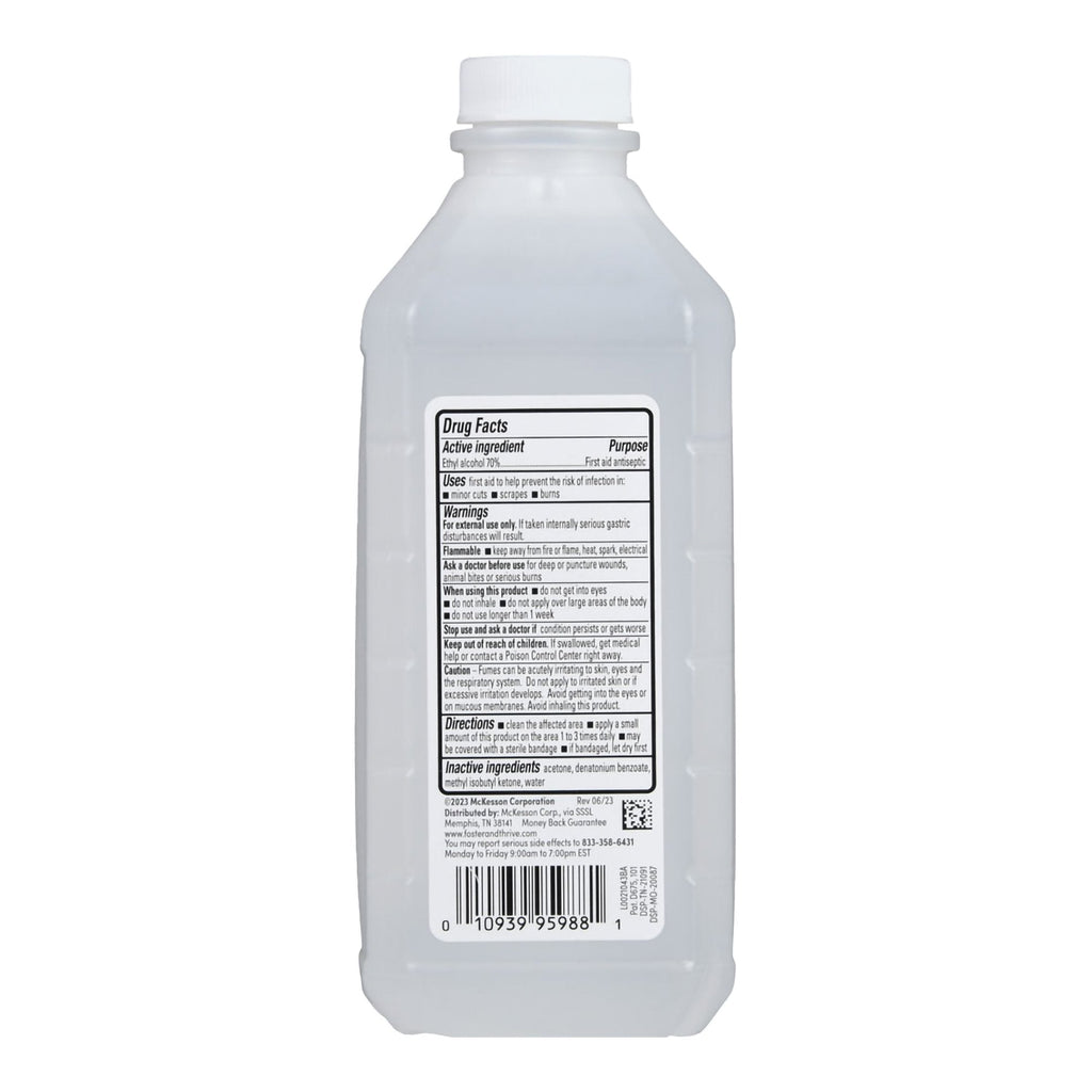 Foster & Thrive™ Ethyl Rubbing Alcohol 70% By Volume 01093995988