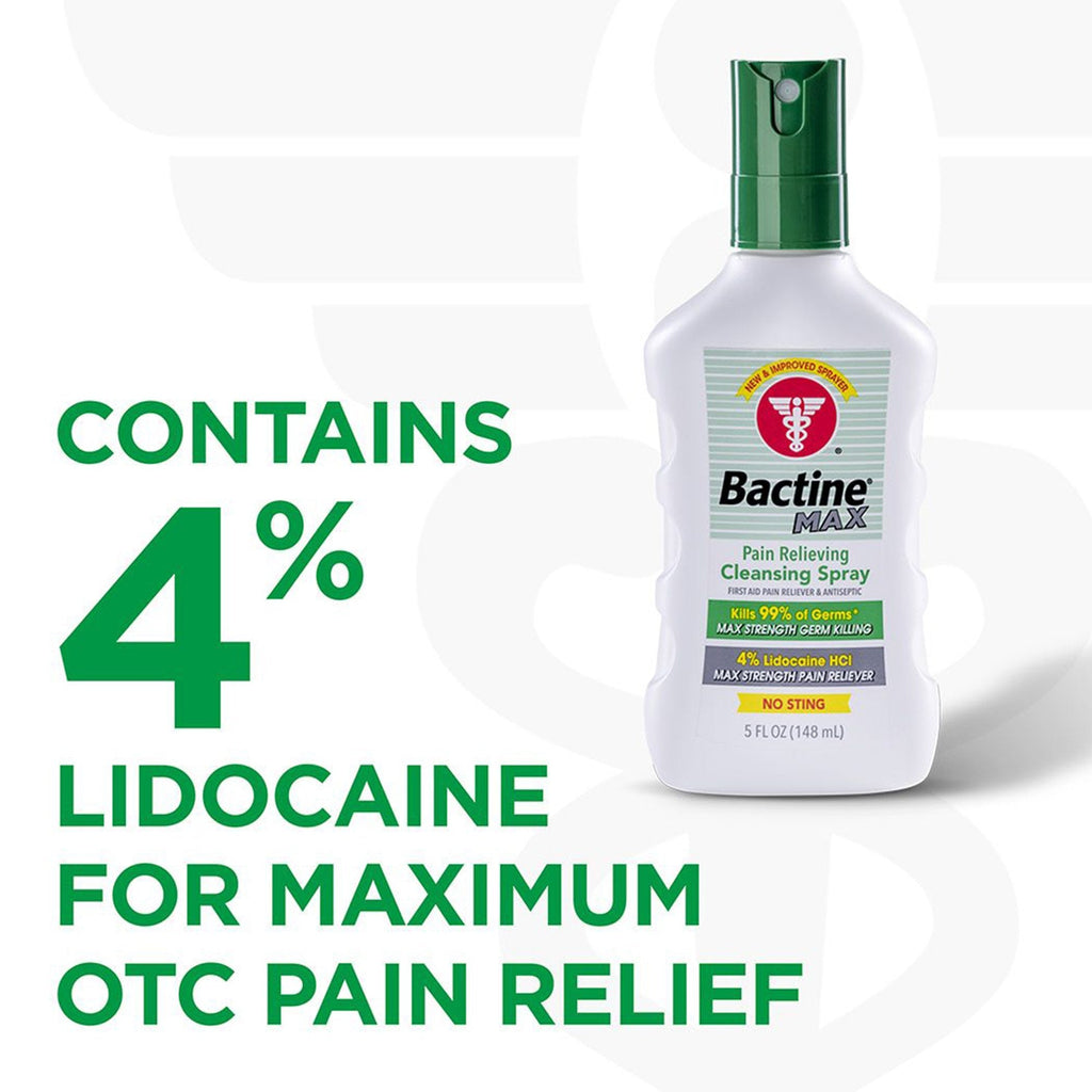 Bactine® Max Pain Relieving Cleansing Spray 36519781115