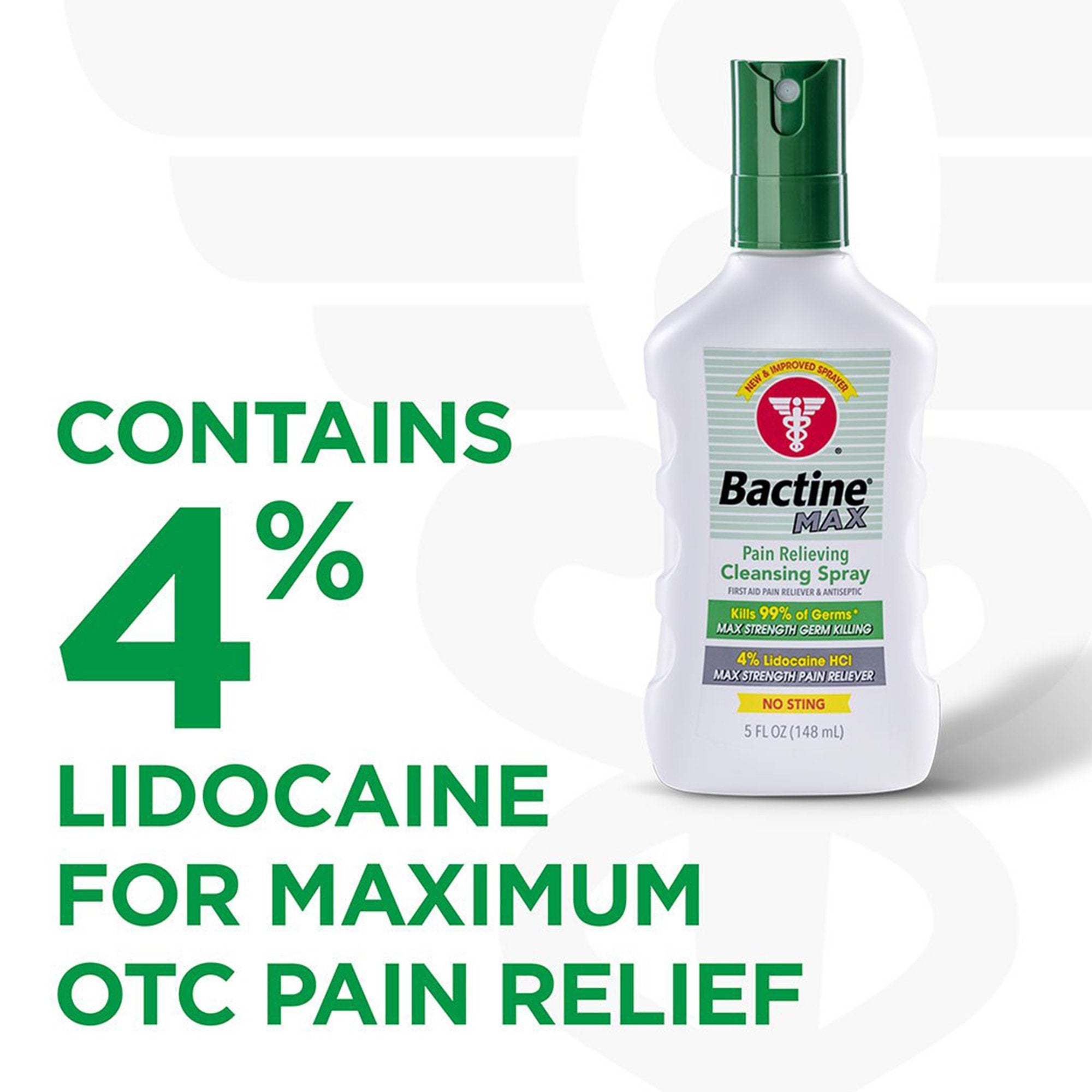 Bactine® Max Pain Relieving Cleansing Spray 36519781115