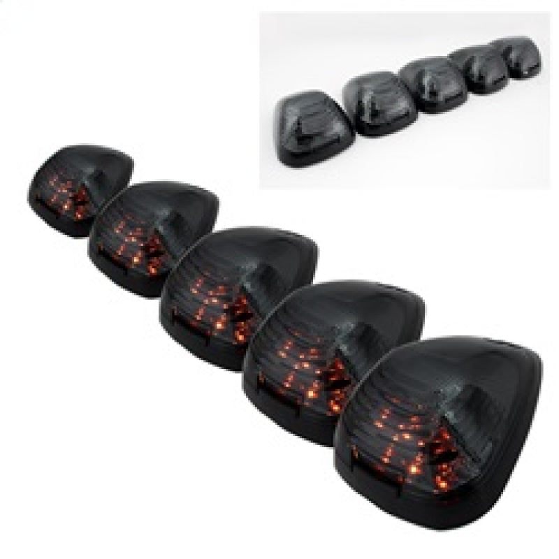 SPYDER xTune Ford SuperDuty F250-F250 99-15 Amber LED Cab Roof lights - Smoke ACC-LED-FDSD99-CR-SM 9924590