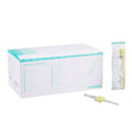 Closed IV Catheter Introcan Safety® 3 24 Gauge 3/4 Inch Polyurethane Winged Hub Blood Control Passive Safety - 4251127-02