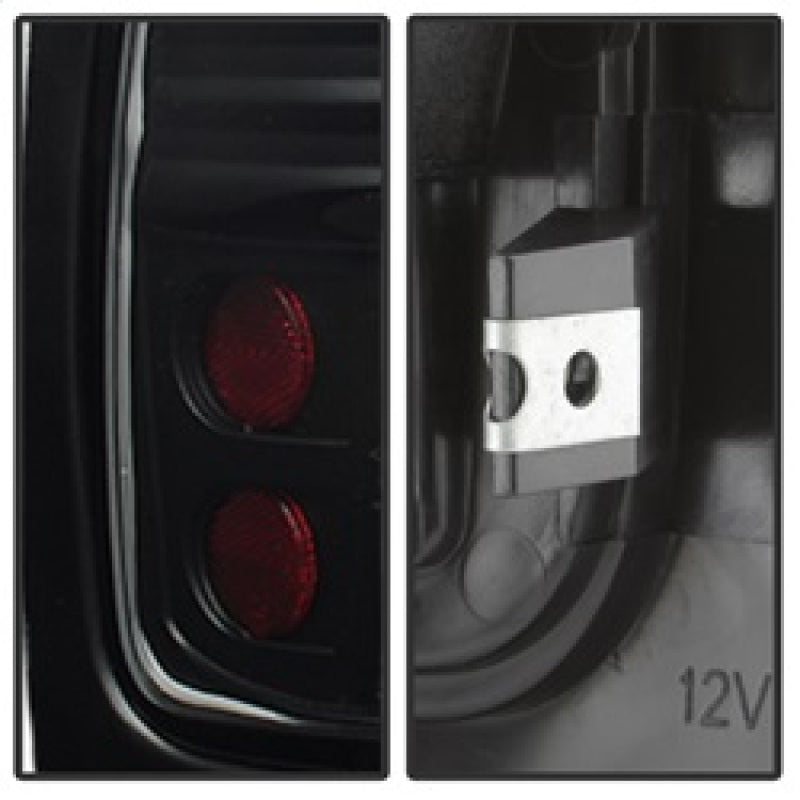 SPYDER Xtune Dodge Ram 1500 94-01 / Ram 2500/3500 94-02 LED Tail Lights Black ALT-ON-DRAM94-LED-BK 5012777