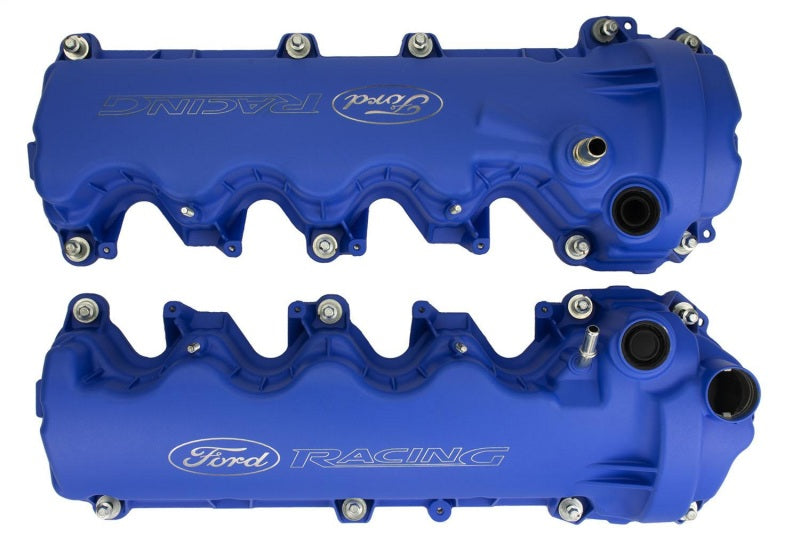 Ford 4.6L 3-Valve V/C Blue Powder Coated w/Logo FRDM6582-FR3VBL