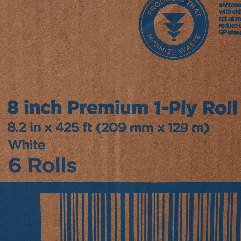 enMotion® White Premium Touchless Paper Towel, 8-1/5 Inch x 425 Foot 89410