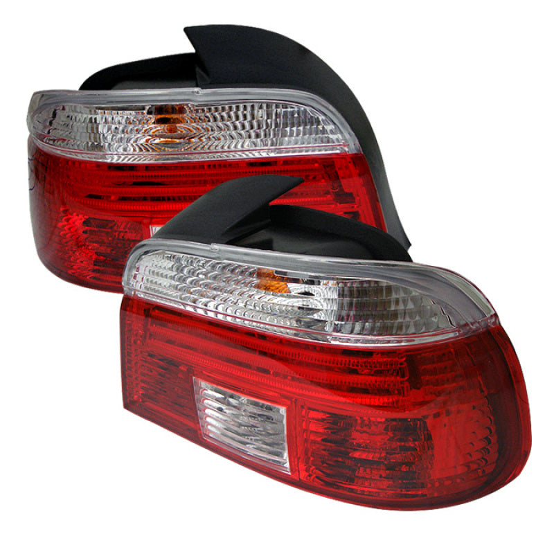SPYDER Xtune Bmw E39 5-Series 97-00 Tail Light Red Clear ALT-CI-BE3997-RC 5020574