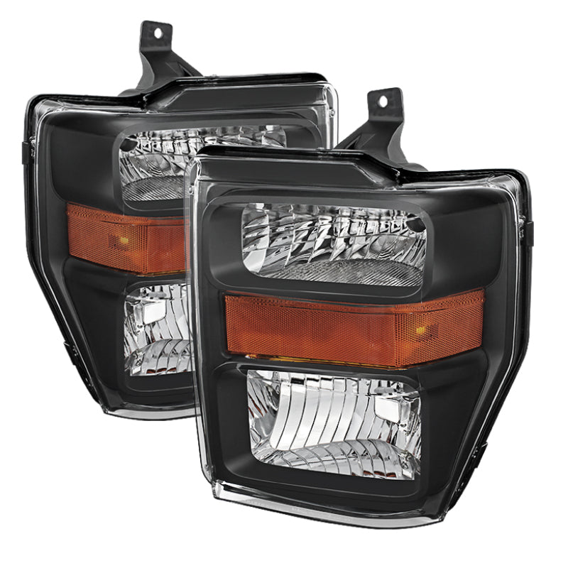 SPYDER Xtune Ford F250/350/450 Super Duty 08-10 OEM Headlights Black HD-JH-FS08-AM-BK 9022418