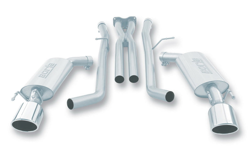 Borla 05-06 Pontiac GTO Coupe 2dr 6.0L 8cyl AT/MT 4spd/6spd RWD SS Catback Exhaust w/ inXin Pipe 140165