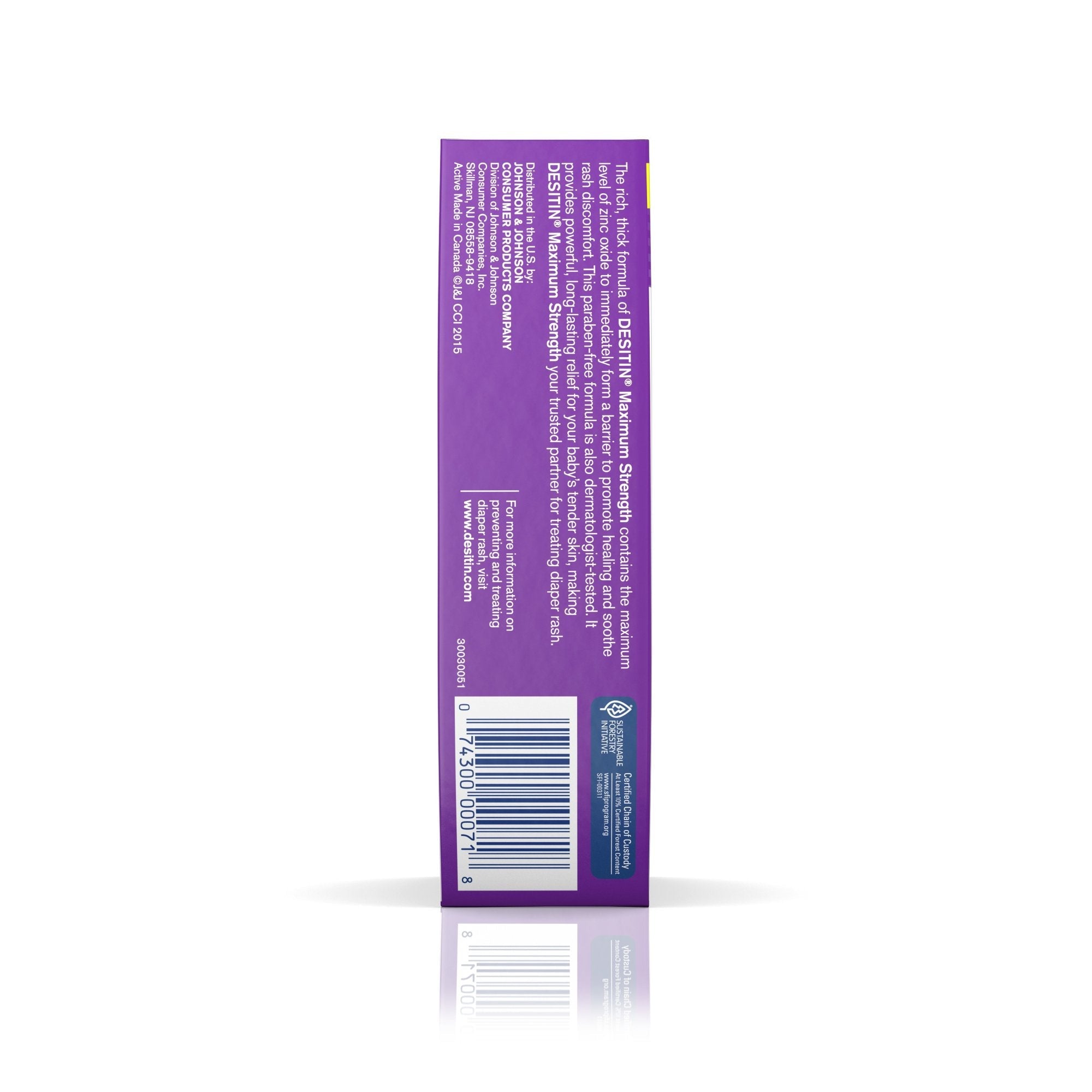 Desitin® Maximum Strength Diaper Rash Treatment Cream, 4 oz. Tube 510007100