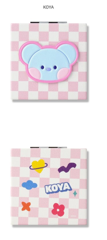 BT21 Minini Leather Patch Mirror
