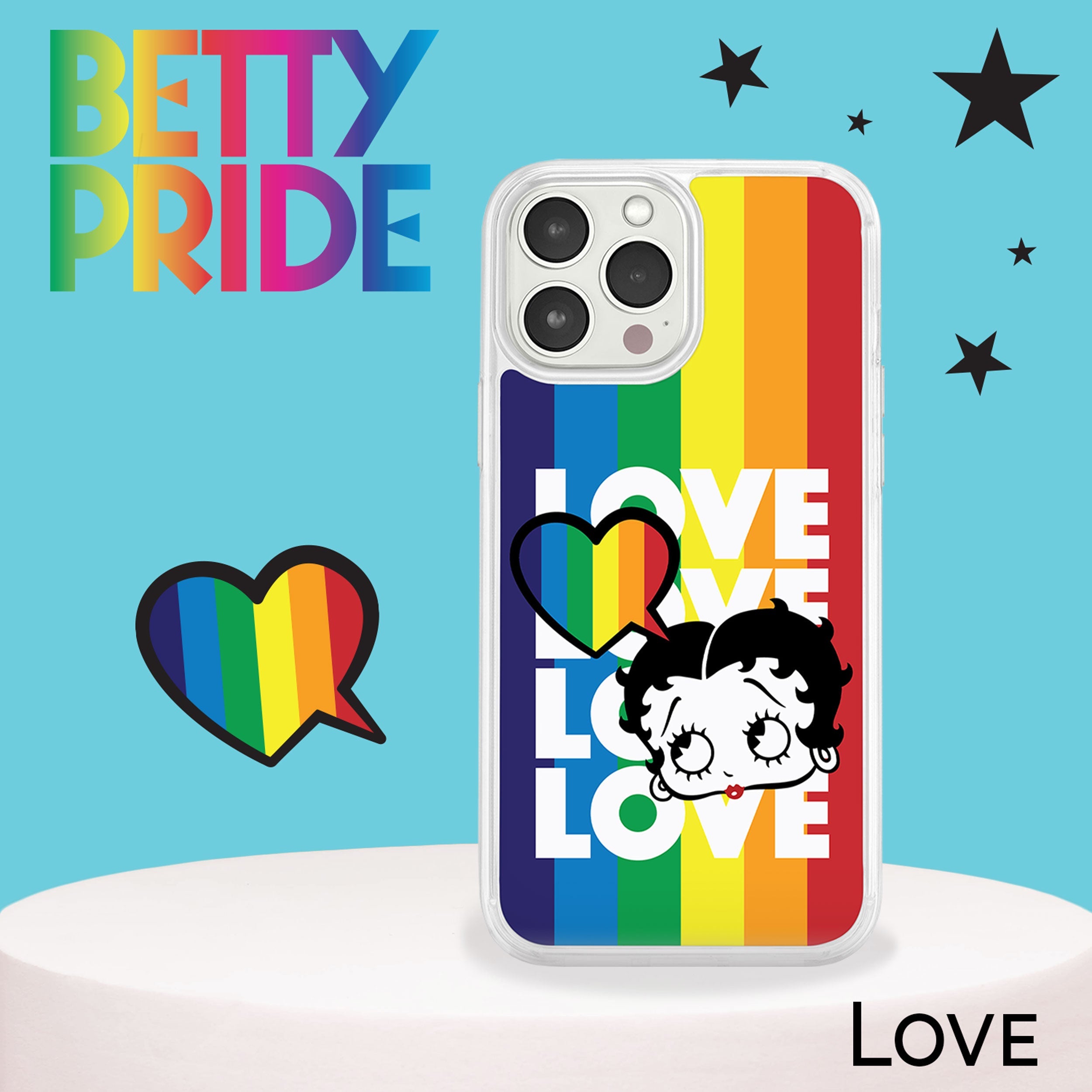 Betty Boop Pride HD Apple iPhone 16 Mag-Safe Phone Case