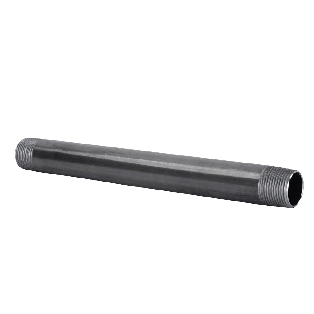 1 in. x 12 in. Black Pipe - PhishStones Products